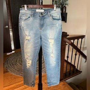 Kancan Signature Mid-Rise Ankle Skinny Jean 27